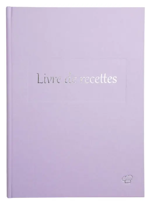 Livre de recettes 220x170 96 pages - Lilas