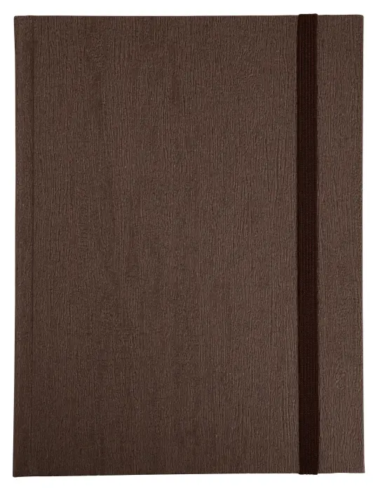 Carnet Nature 170x110, 192 pages lignées - Marron / Noir