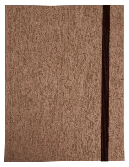 Carnet Nature 220x170, 192 pages lignées - Brun