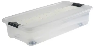 keeeper Boîte de rangement "konrad", avec roulettes, 28 L