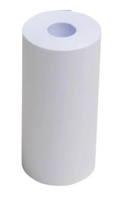 Bobine sans mandrin pour machines à calculer 57x25 mm - 1 pli offset extra-blanc 60g/m2. - Blanc