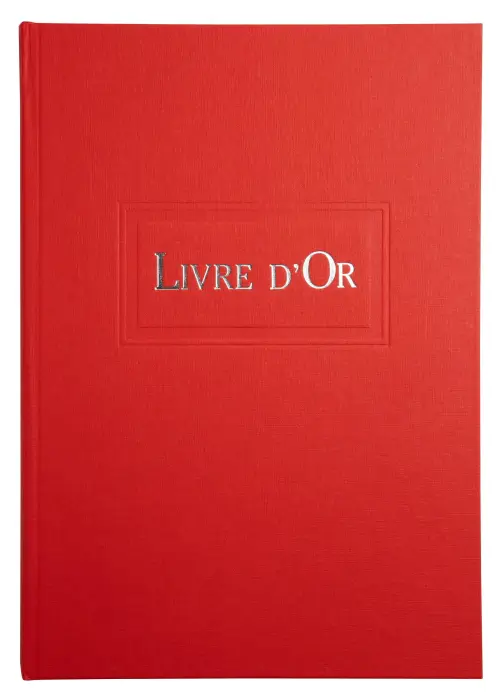 Livre d'or 1M 297x210 - Rouge