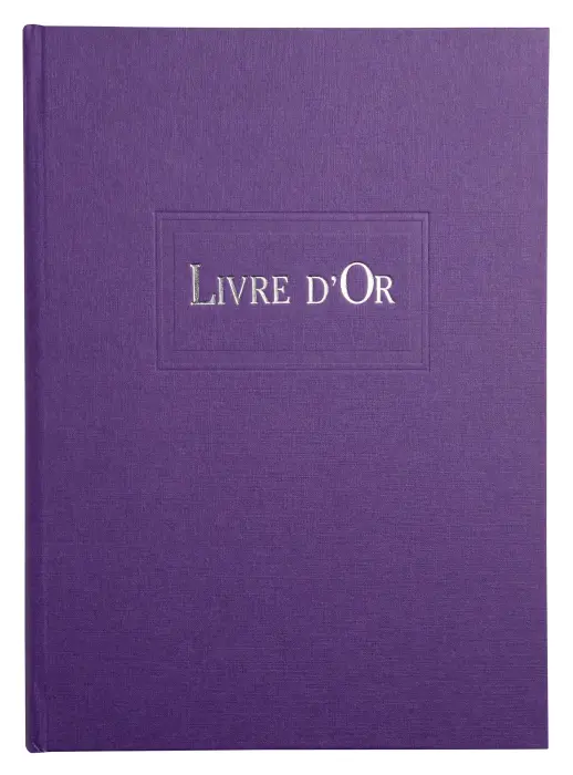 Livre d'or 1M. 220x170 - Violet