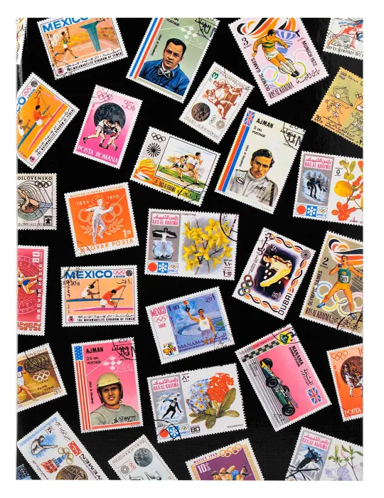 Album de timbres Sport 16 pages noires - 22,5x30,5 cm - Visuel