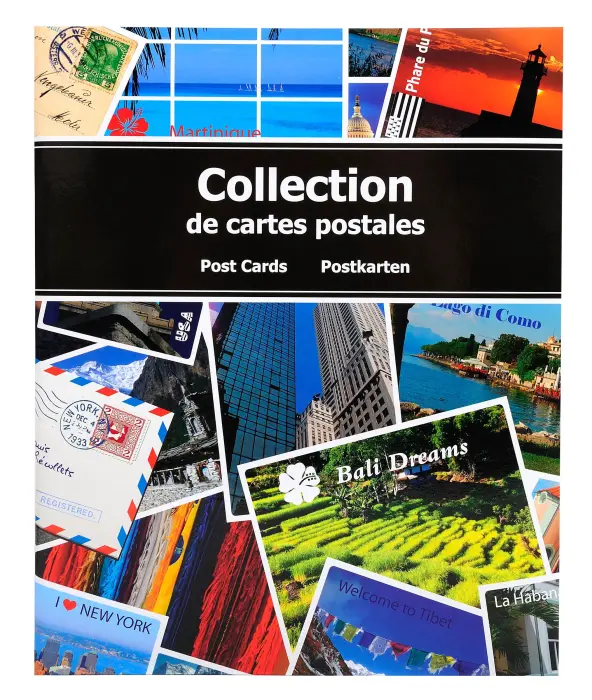 Album de collection pour 200 cartes postales - 20x25,5 cm - Visuel
