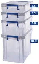Fellowes Boîte de rangement ProStore Bonus Set 5, set de 4