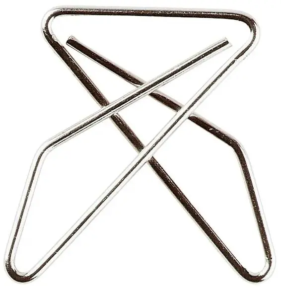 Boîte de 100 attaches croisées 30x40mm - Argent
