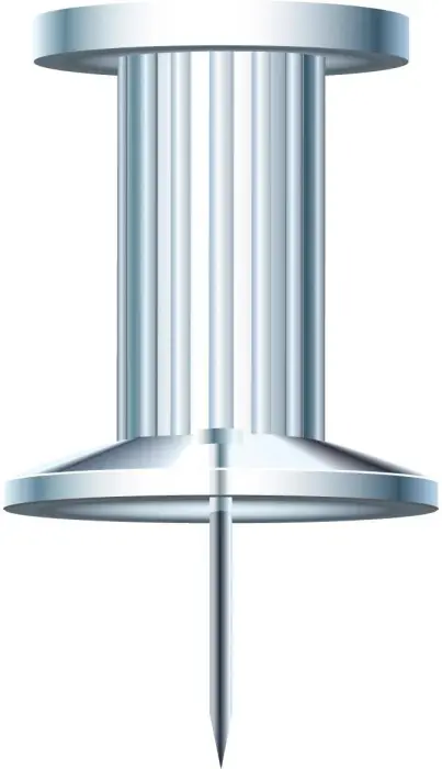 Boîte de 25 épingles Push Pins - Hauteur de pointe 7mm - 10mm de diamètre - Cristal
