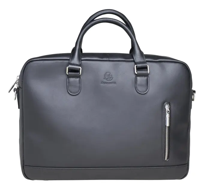 Sacoche ordinateur Urban cuir - Noir - New