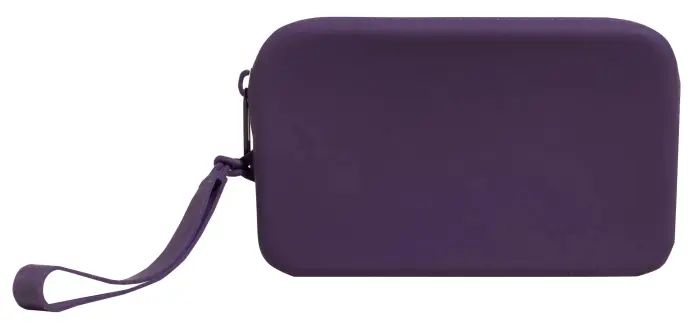 Pochette silicone TITANE 15x9x2,5cm ass - Couleurs assorties - New