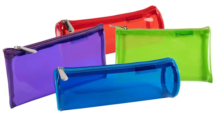 Trousse IDERAMA PVC 2 formes assorties - Couleurs assorties