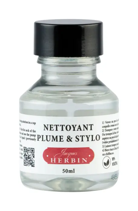 Flacon de nettoyant pour plumes, stylo-plumes et stylos roller 50 ml