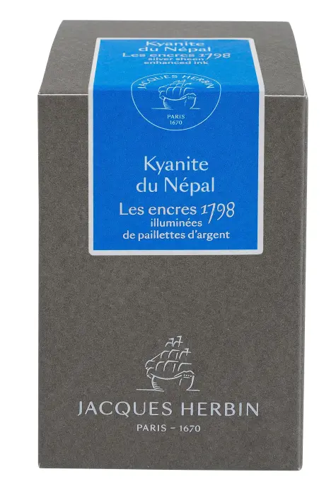 Encre 1798 à paillettes argentées - Kyanite du Népal