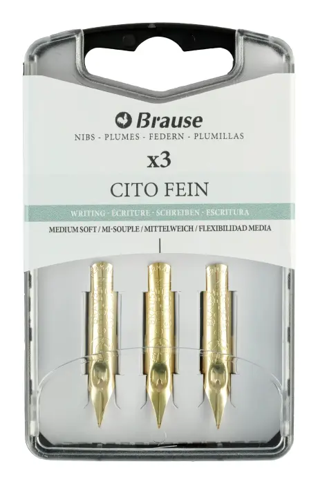 Boîte 3 plumes Cito fein