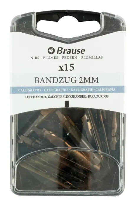 BOITE 15 PLUMES BANDZUG POUR GAUCHERS