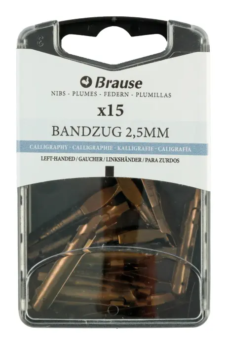 BOITE 15 PLUMES BANDZUG POUR GAUCHERS