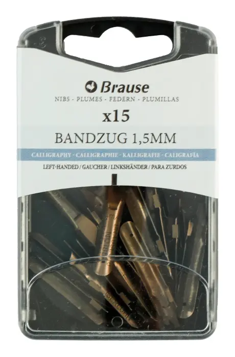 BOITE 15 PLUMES BANDZUG POUR GAUCHERS