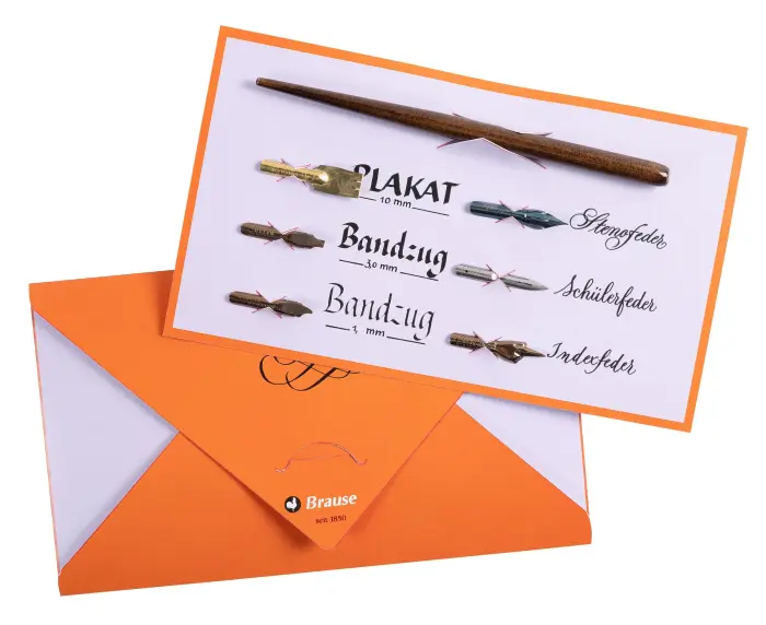 SET PORTE-PLUME ET PLUMES DE CALLIGRAPHIE ET D'ECRITURE