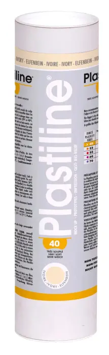 1 kg de plastiline dureté 40 - Ivoire