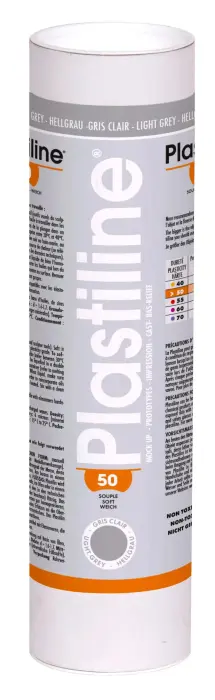 1 kg de plastiline dureté 50 - Gris clair