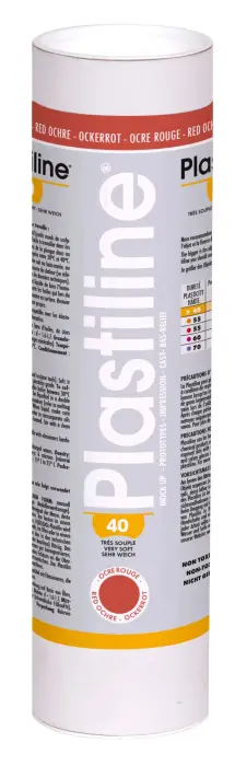 1 kg de plastiline dureté 40 - ocre rouge