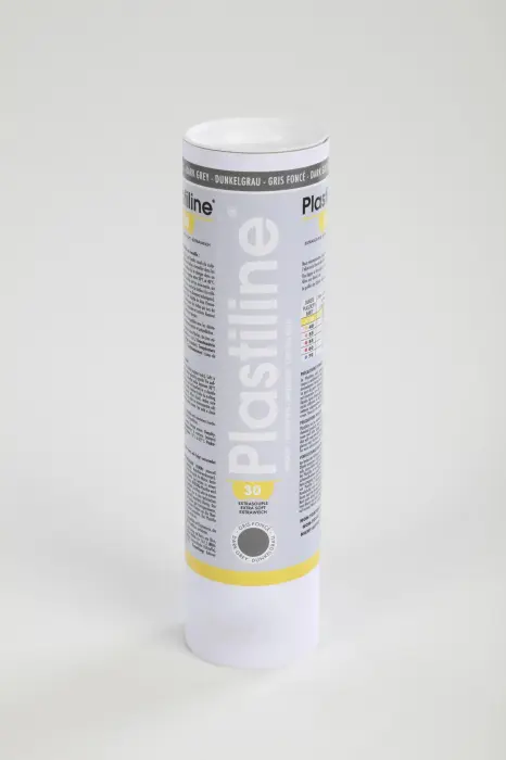 1 kg de plastiline dureté 30 (extra-souple) - Gris foncé