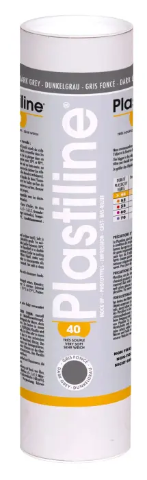 1 kg de plastiline dureté 40 - gris