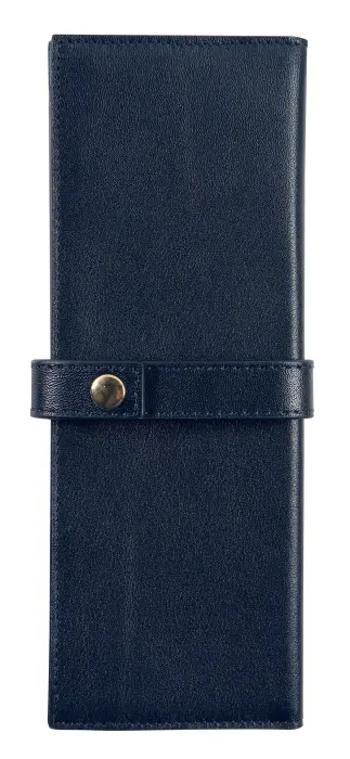 Trousse du collectionneur en cuir pour stylos, petit modèle - Bleu marine