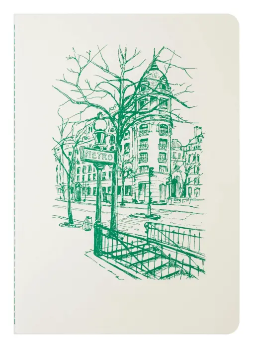 Cahier A5 ligné - Métropolitain - 32 pages - Vert