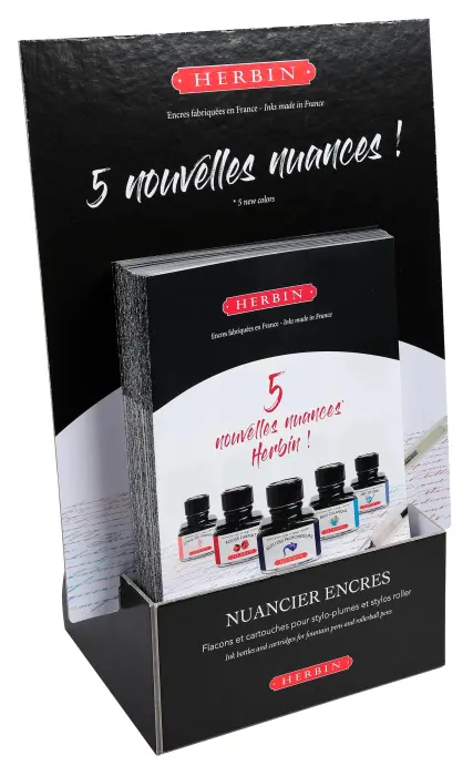 PLV+50 NUANCIERS ENCRES A ECRIRE - LIVRE PLEIN