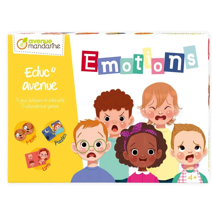Coffret éducatif, Les Emotions - Multicolore