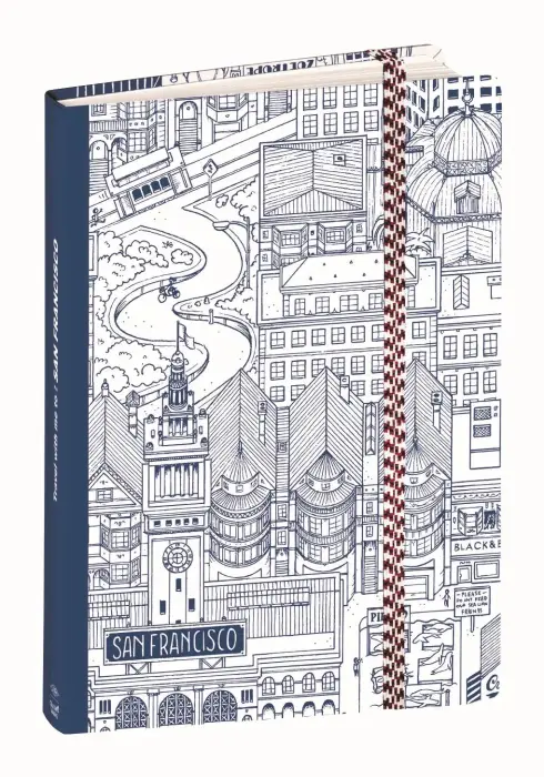 Quo Vadis - Carnet de notes - Docteur Paper - Pages Lignées - 15x21 cm - Papier Clairefontaine blanc - San Francisco - PROMO