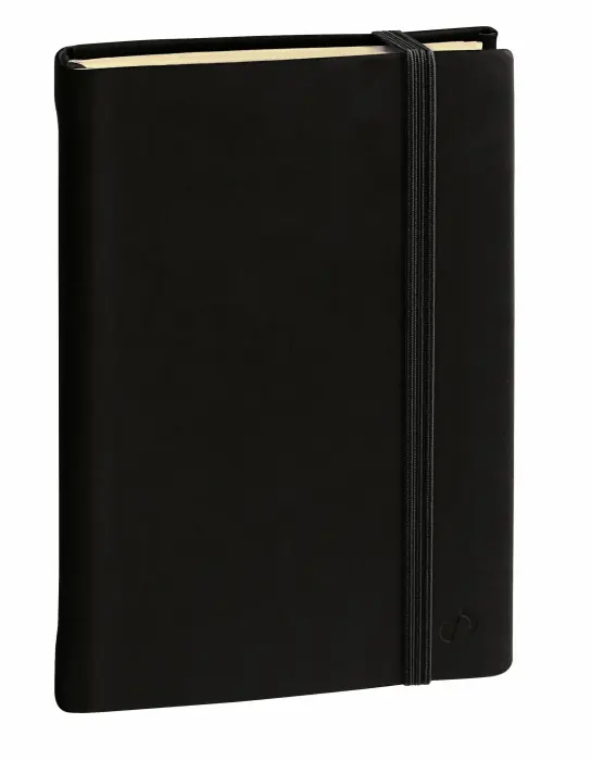 Quo Vadis - Carnet de notes - Silk - Pages Non lignées - 10x15 cm - Papier Clairefontaine ivoire - Noir