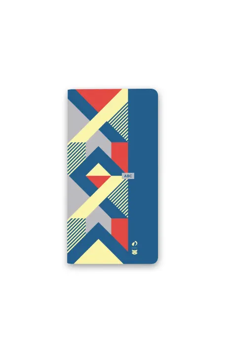 Quo Vadis - Répertoire alphabétique - Multilingue - Papier Tigre - 8,8x17 cm - Papier Clairefontaine blanc - Toile (effet tissé) - Chevron - PROMO