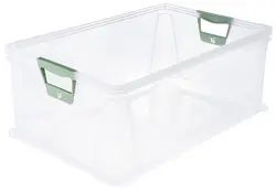 keeeper Boîte de rangement "luis", 45 L, transparent