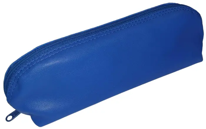 Quo Vadis - Trousse - Merinos - 21x6,5x6,5 cm - Cuir pleine fleur de porc - Noir