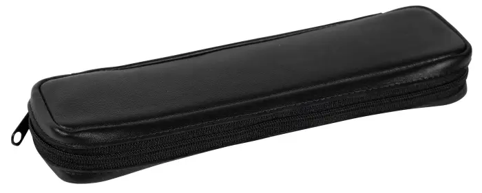 Quo Vadis - Trousse - Merinos - 22x06x2,5 cm - Cuir pleine fleur de porc - Noir