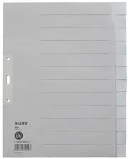 LEITZ Intercalaires en papier naturel, uni, A4 extra large