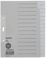 LEITZ Intercalaires en papier naturel, blanc, A5, 15 touches