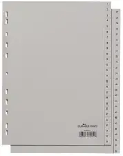 DURABLE Intercalaires en plastique, chiffres, A4, 52 touches