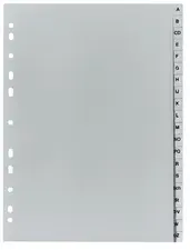 herlitz Intercalaires en plastique, A-Z, A4 extra large