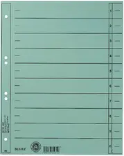 LEITZ Intercalaires, format A4 extra large,en carton manille