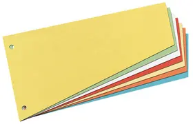 herlitz Intercalaires, trapézoidal, carte lustrée, blanc