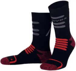 uvex Chaussette “Thermal”, taille 39-42, noir / rouge