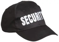 CASQUETTE DE BASEBALL NOIR ‘SÉCURITÉ’