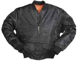 VESTE DE VOL US ′TYPE MA1®′ PES NOIR