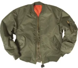 VESTE D’AVIATEUR AMÉRICAINE ‘MA1® BASIC’ OLIVE