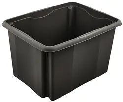 keeeper Boîte de rangement "emil eco", 30 litres, graphite