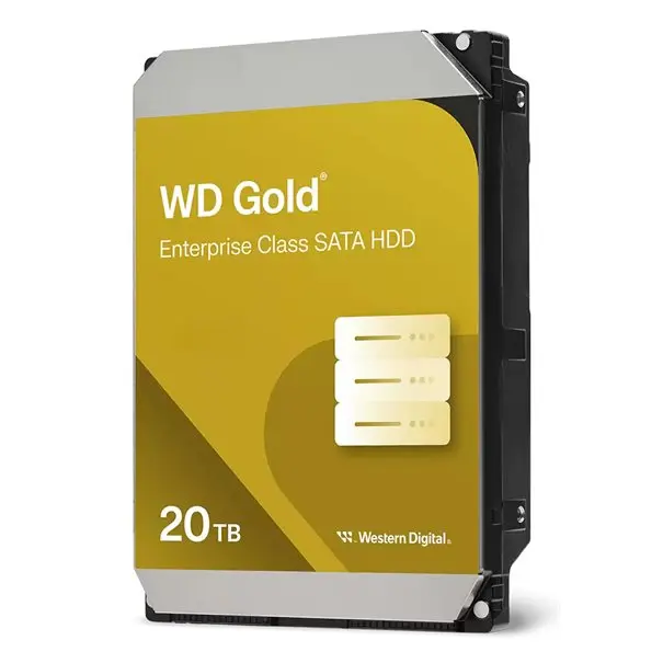 WD HD3.5" SATA3-Raid 20TB WD203KRYZ / Gold (Di)