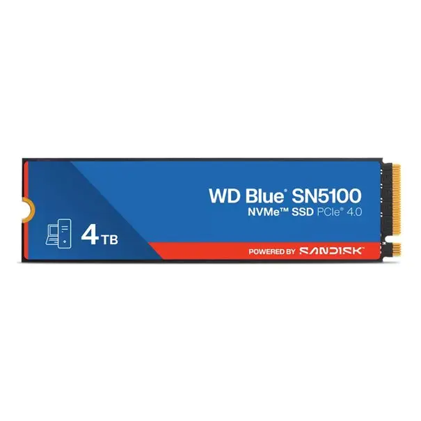 WD SSD M.2 (2280) 4TB Blue SN5100 PCIe 4.0/NVMe (Di)